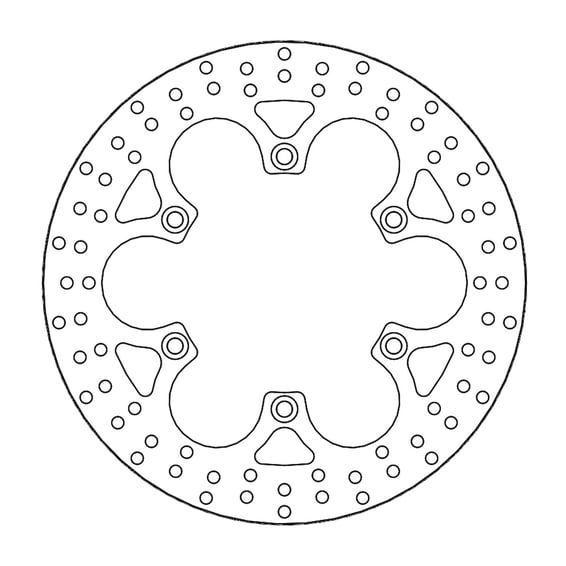 Halo series fixed brake rotor