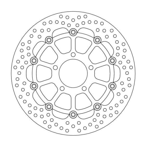 Halo series floating brake rotor