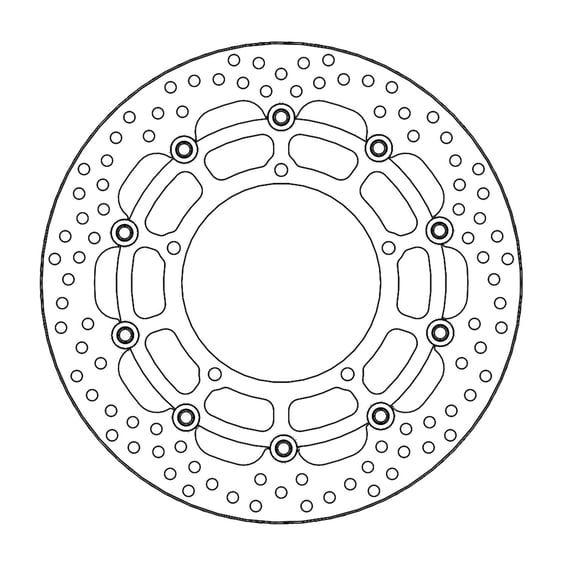 Halo series floating brake rotor
