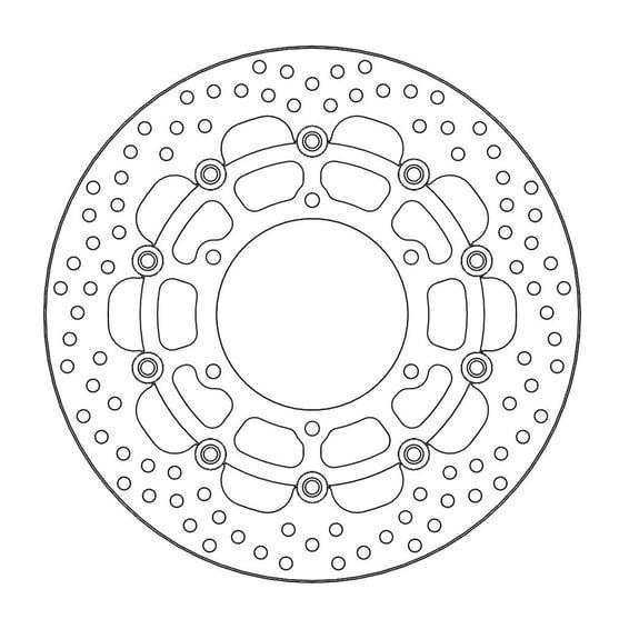 Halo series floating brake rotor