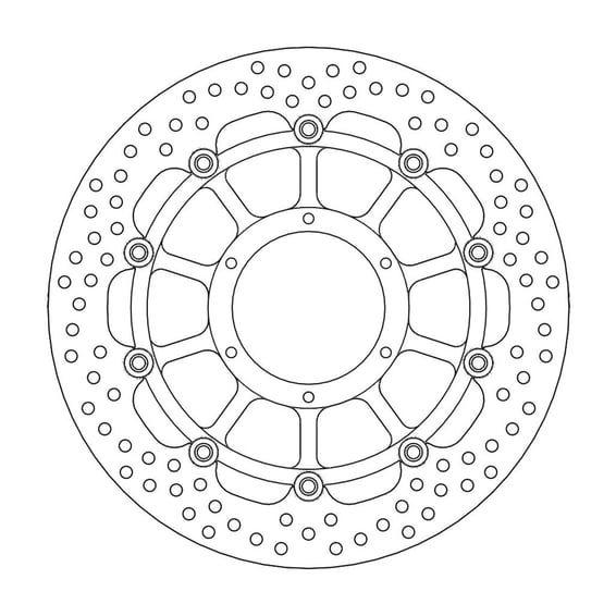Halo series floating brake rotor