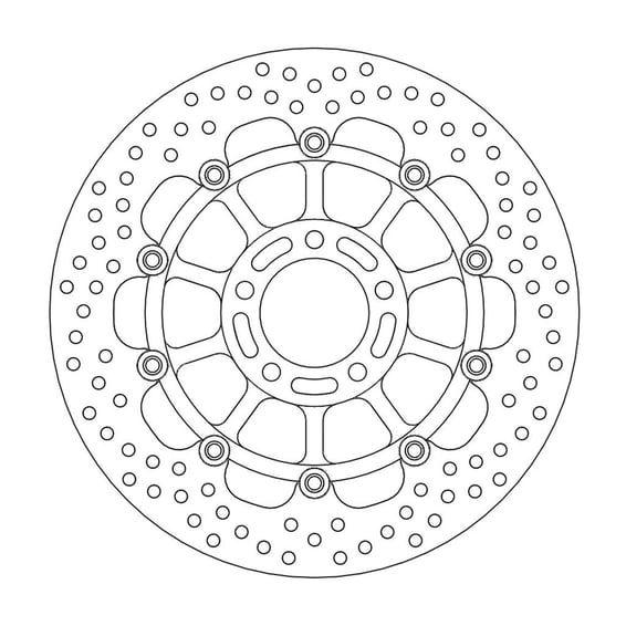 Halo series floating brake rotor