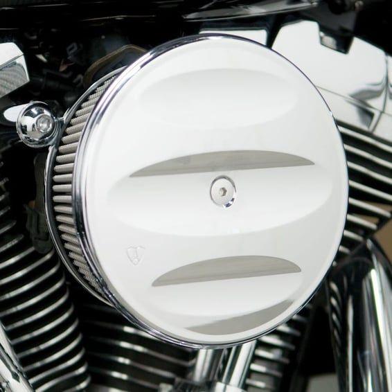 Stage 2 Big Sucker air cleaner. Scalloped chrome