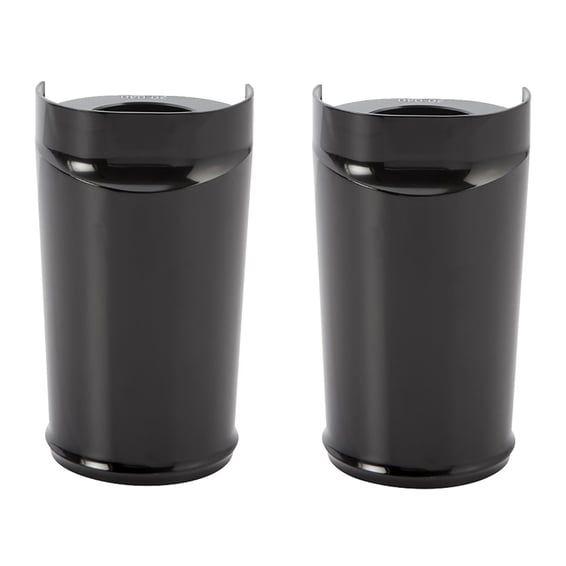 Smooth fork boots for fat wheels. Black