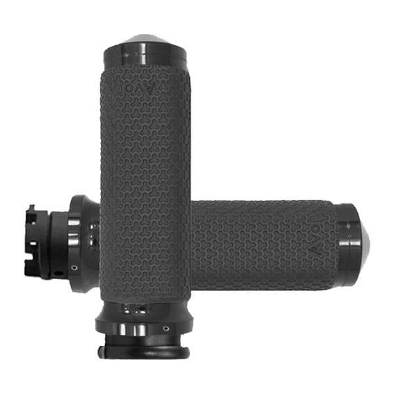 Avon Memory foam grips black anodized