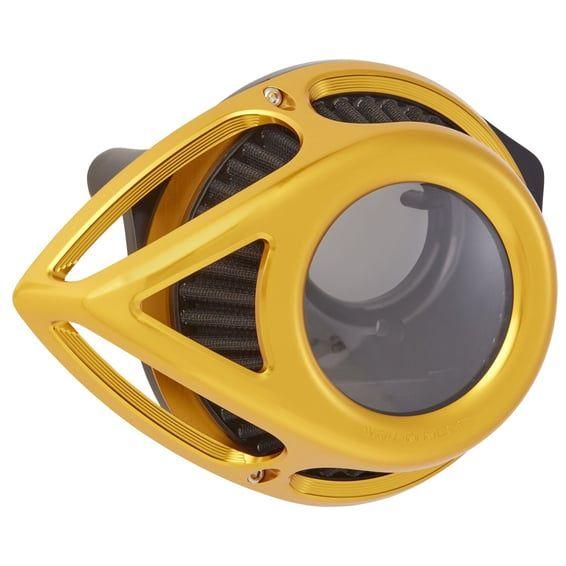 Clear Tear air cleaner assembly. Gold