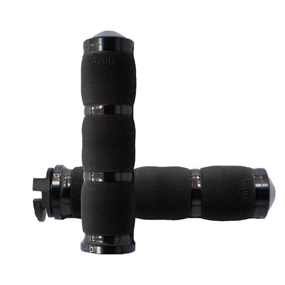 Avon air cushioned grips black anodized