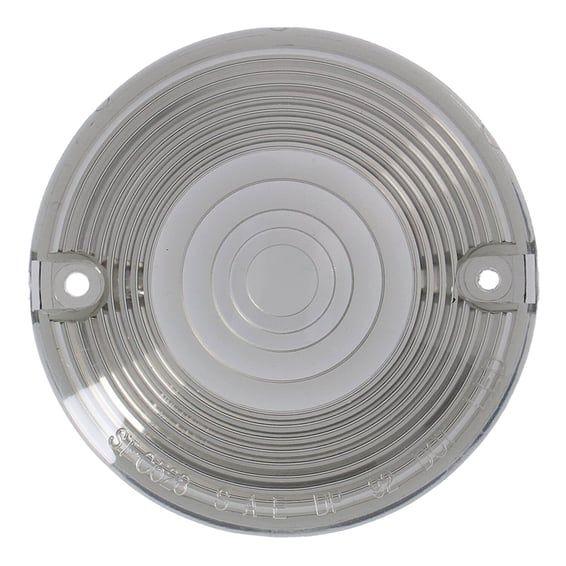 Replacement turn signal lens. flat lens. Smoke