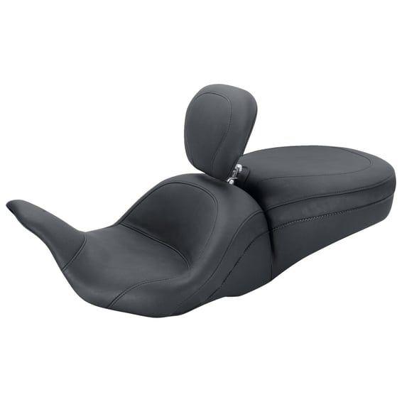 Lowdown Touring seat. With rider backrest