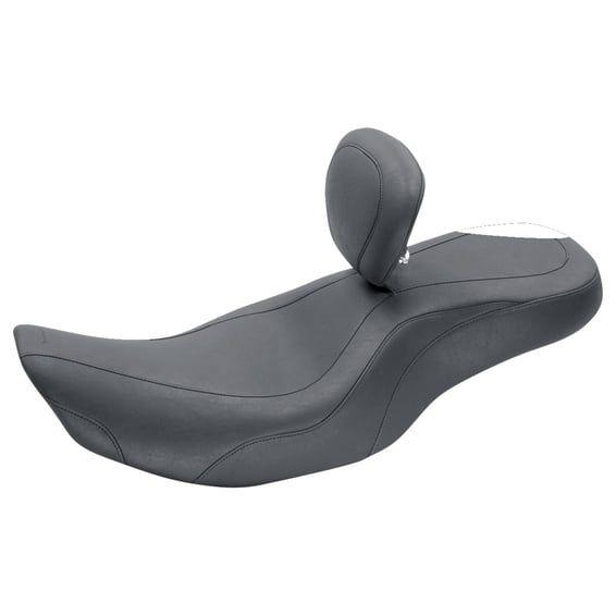 Wide Tripper 2-up one-piece seat. With backrest