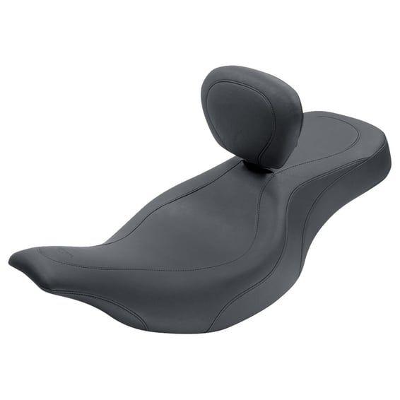 Wide Tripper 2-up one-piece seat, with backrest