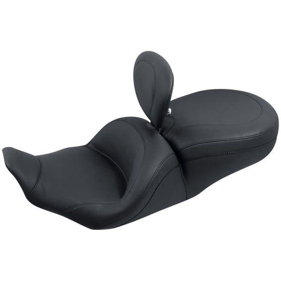 Lowdown Touring seat. With rider backrest