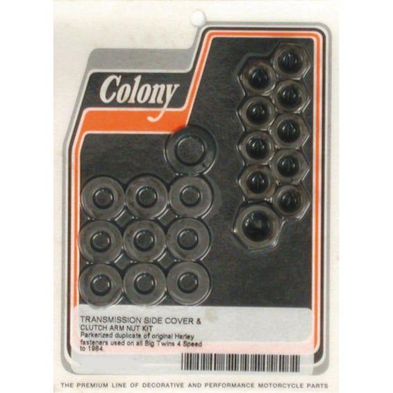 transmission side cover nut kit. Parkerized Hex