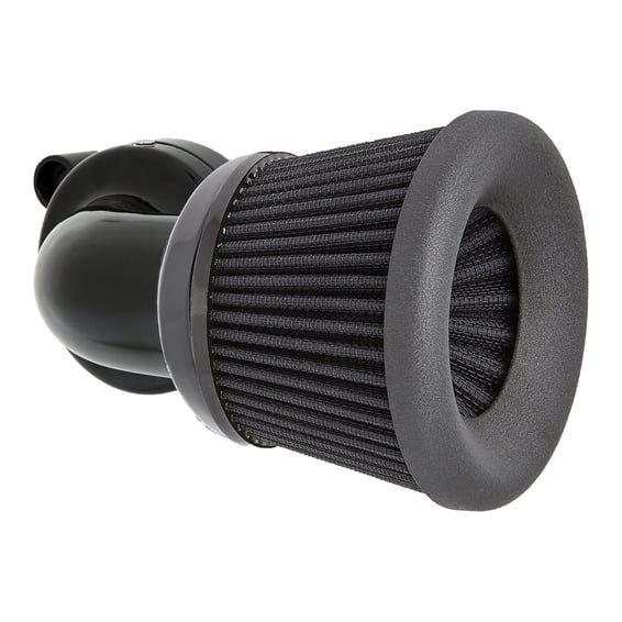 M8 Velocity 90° air cleaner kit. Black