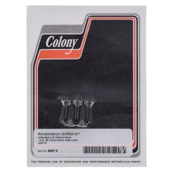 bolt set, transmission side cover. Black