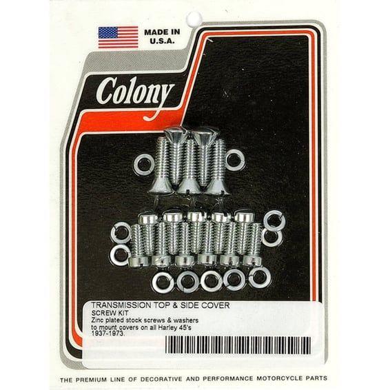 transmission top & side cover screw kit. Zinc