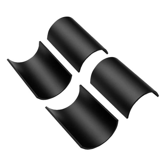 aluminum riser adapters 1-1/4" to 1-1/8". Black