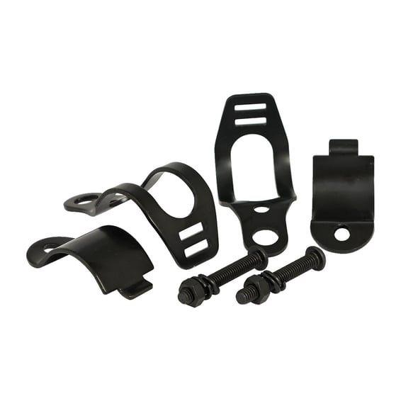 Roper, turn signal fork mount kit. 30-45mm. Black