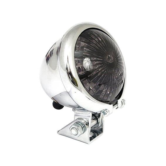 Bates style LED taillight. Chrome. Smoke lens