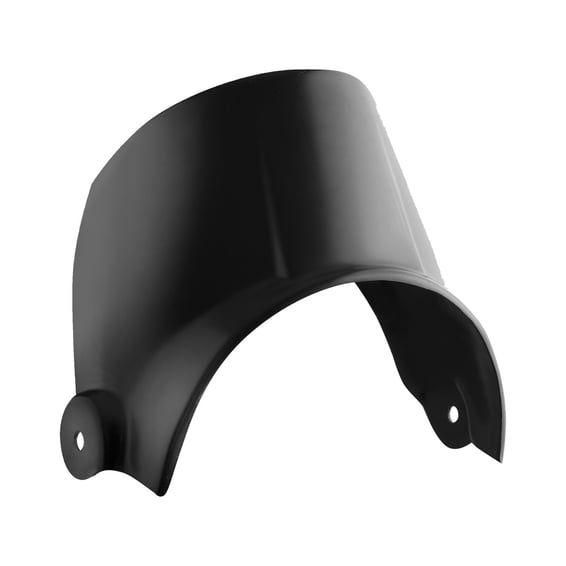 Speedometer holder w/headlight cover. Black