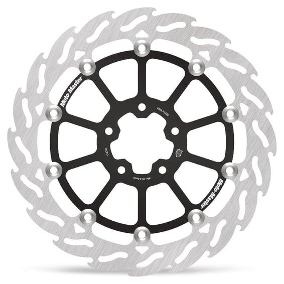 'Flame' floating brake rotor. Front left