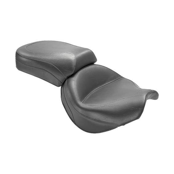 2-p wide touring vintage seat plain black