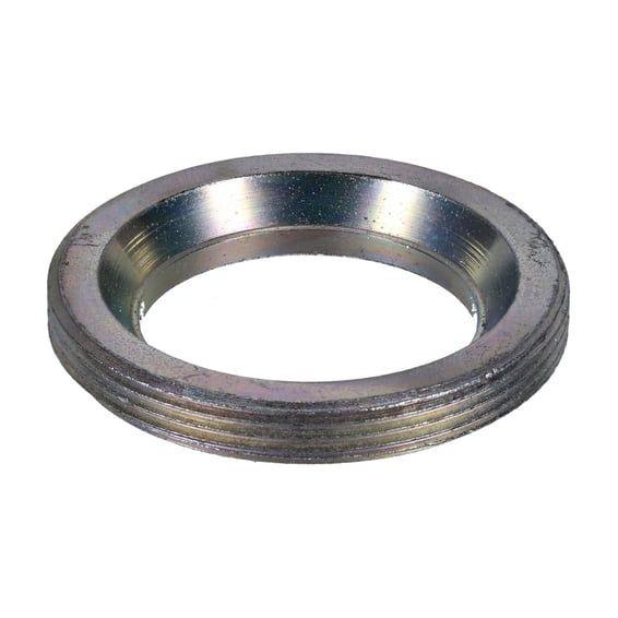 Locknut, swingarm bearing. left