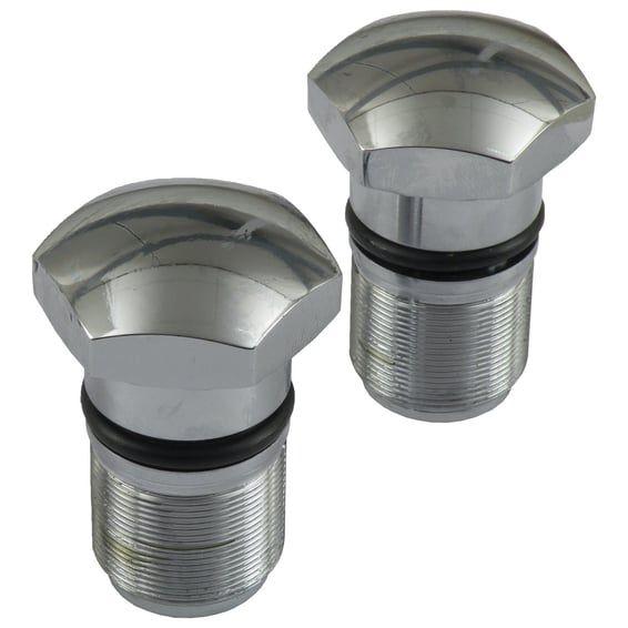 35mm fork tube cap bolt. Chrome