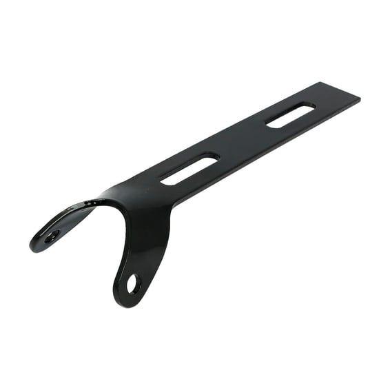 Universal solo seat hinge, round mount. Black