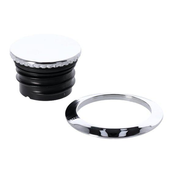 Pop-up gas cap set. Chrome