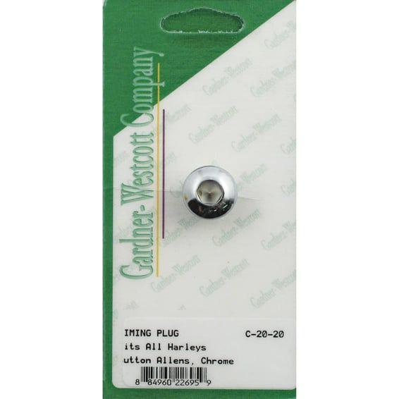 timing plug. Buttonhead, chrome