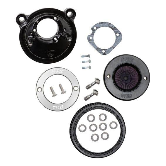 'Air Stinger Stealth' air cleaner kit. Alu trim ring
