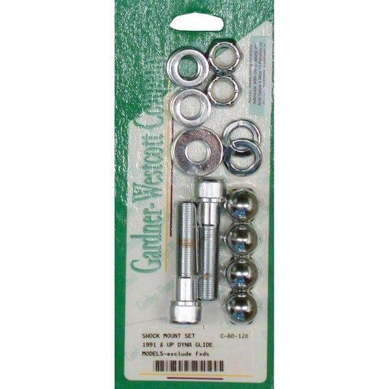 Shock mounting kit, chrome