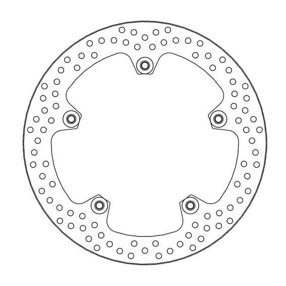 Halo series fixed rivited brake rotor