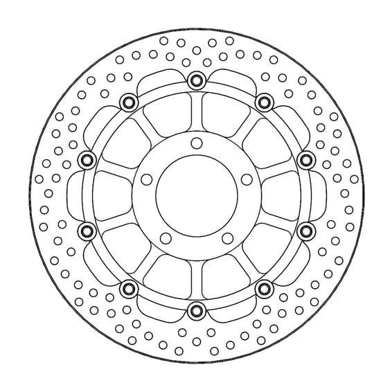 Halo series floating brake rotor