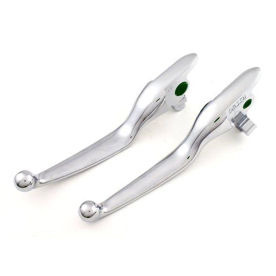 Handlebar lever kit, wide blade, chrome