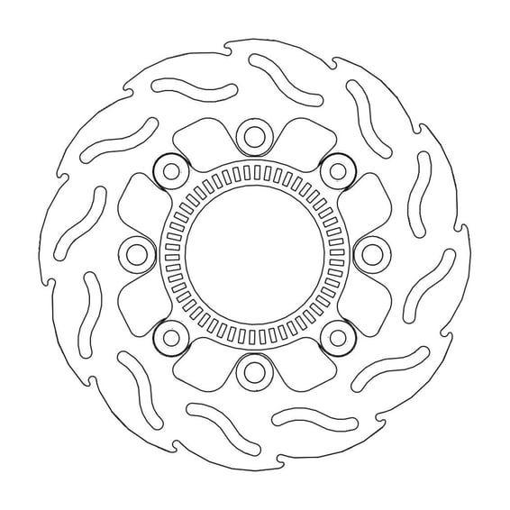 Flame series brake rotor