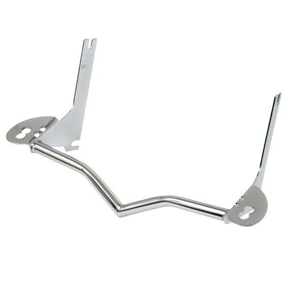 V-bracket spotlamp/passing lamp mounting bar. Chrome