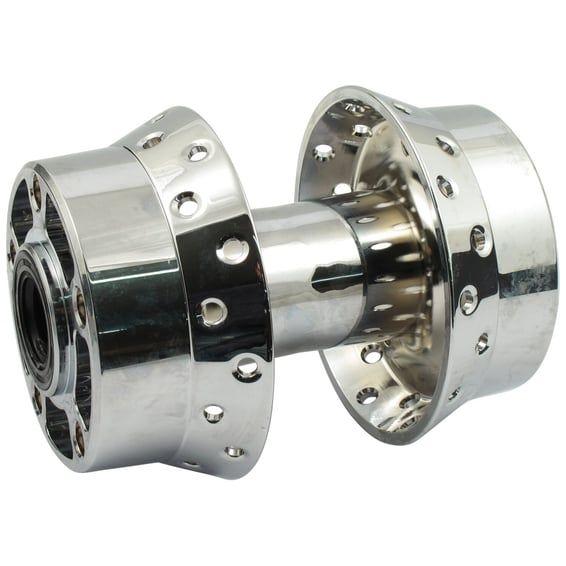Rear wheel hub, chrome