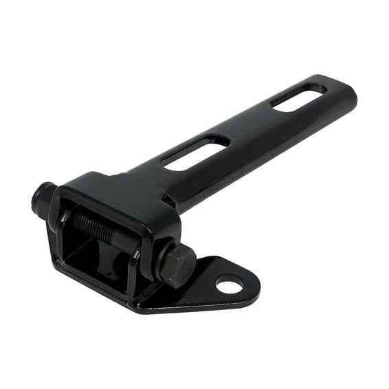 Universal solo seat hinge, square mount. Black