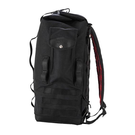 Voyager sissy bar backpack black Cordura