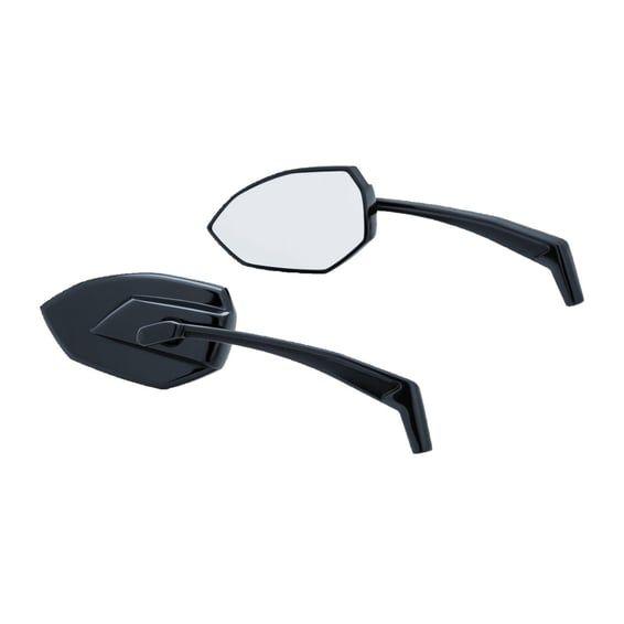 Phantom mirror set. Gloss black