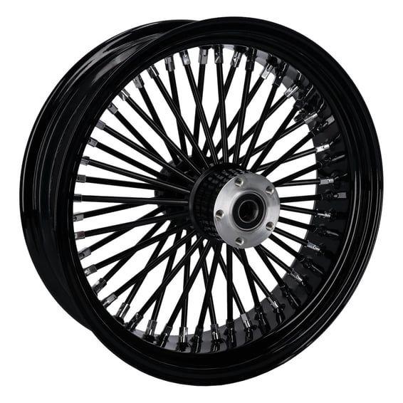 radial 48 fat spoke rear wheel 5.50 x 18 black