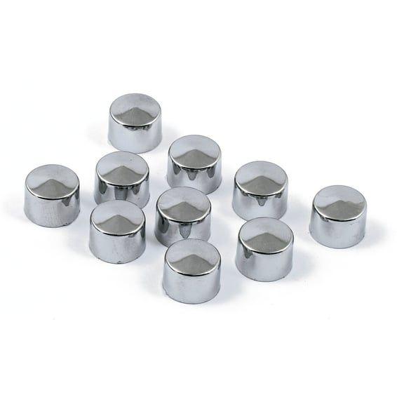 Smoothtopps, push-on bolt cover set. Chrome