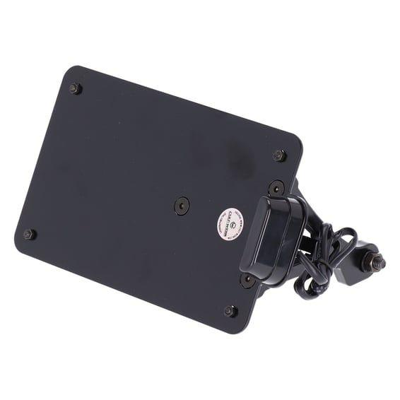 side mount license plate bracket, black. France