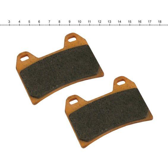 Sintered brake pad set (2pk)