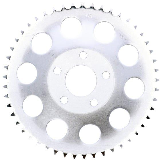 Rear sprocket, zinc. 49t