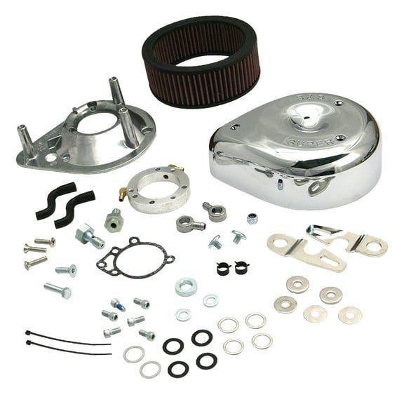 teardrop air cleaner assembly. Chrome