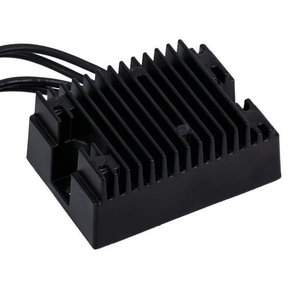 voltage regulator/rectifier. Black