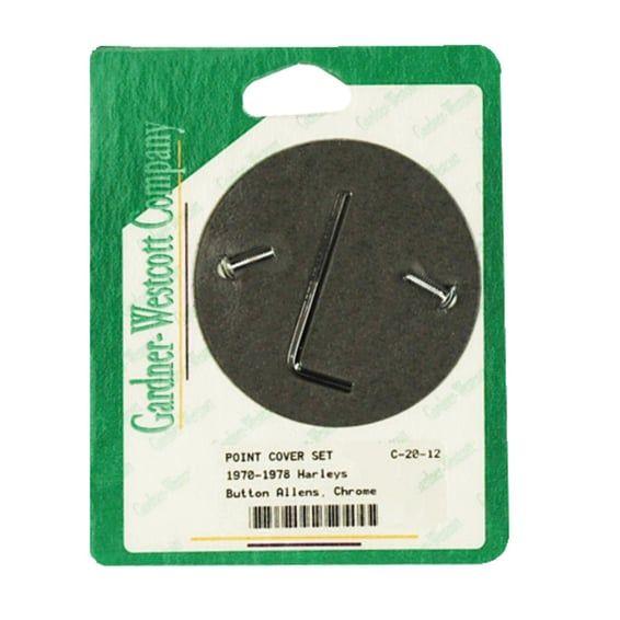 GW, point cover mount kit . Chrome, buttonhead allen